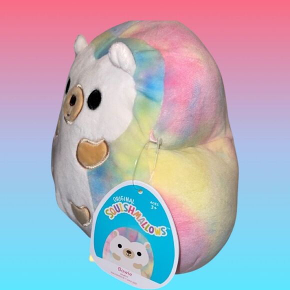 NWT Squishmallow Super Squishable Bowie the Hedgehog 8" - Picture 2 of 5